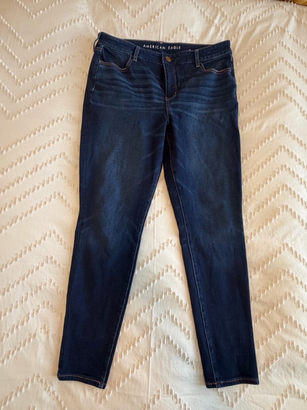 Women’s American Eagle Outfitters Dark Blue Skinny Jeans